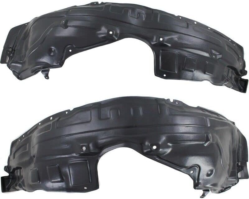 Set Of 2 Front Fender Liner Right Passenger & Left Driver Side Direct Replacement Compatible With 2010-2015 Mazda CX-9 MA1249144 MA1248144 TE7356140A-PFM TE7356130A-PFM