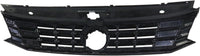 Front Grille Assembly Primed Shell And Insert Plastic Direct Replacement Compatible With 2016-2019 Volkswagen Passat VW1200169 561853651HOQE