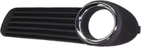 Set Of 2 Front Fog Light Molding With Chrome Trim Left Driver & Right Passenger Side Direct Replacement Compatible With 2008-2010 Toyota Avalon TO1039140 TO1038140 5203007020