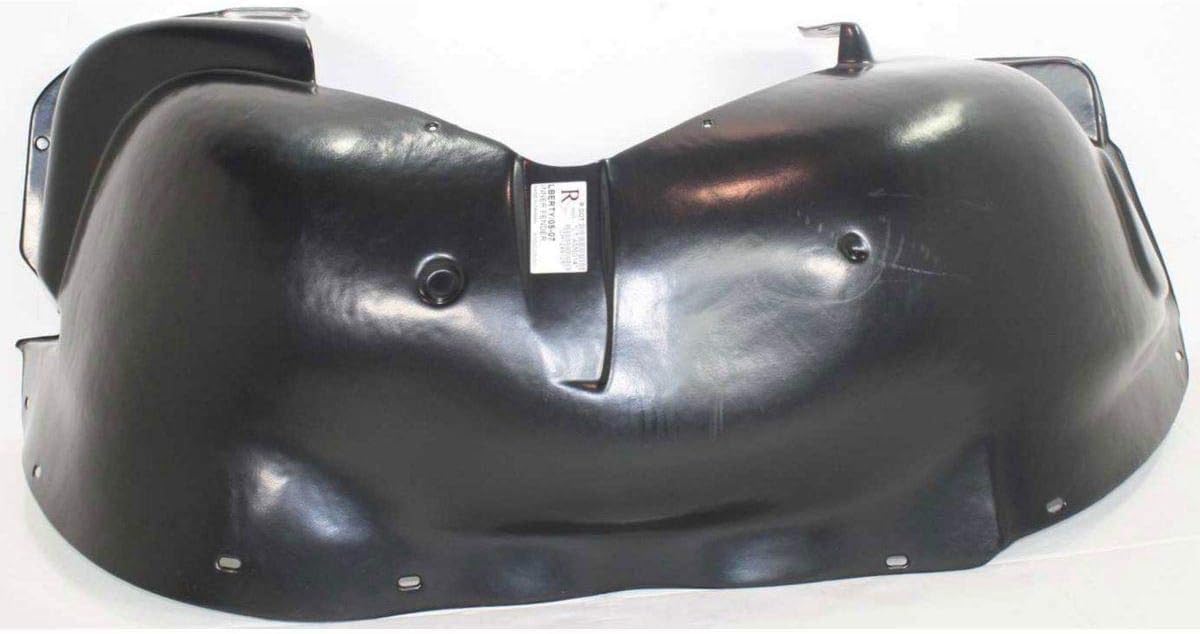 Front Fender Liner Right Passenger Side Direct Replacement Compatible With 2005-2007 Jeep Liberty CH1249128 55156790AD 55157144AD