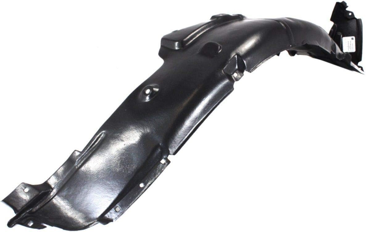 Front Fender Liner Right Passenger Side Direct Replacement Compatible With 2009-2010 Hyundai Sonata HY1249115 868120A800