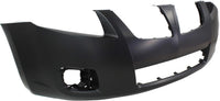 Front Bumper Cover Primed Plastic + Lower Center Grille + Fog Lights Left Driver & Right Passenger Side Replacement Compatible With 2009-2010 Pontiac Vibe