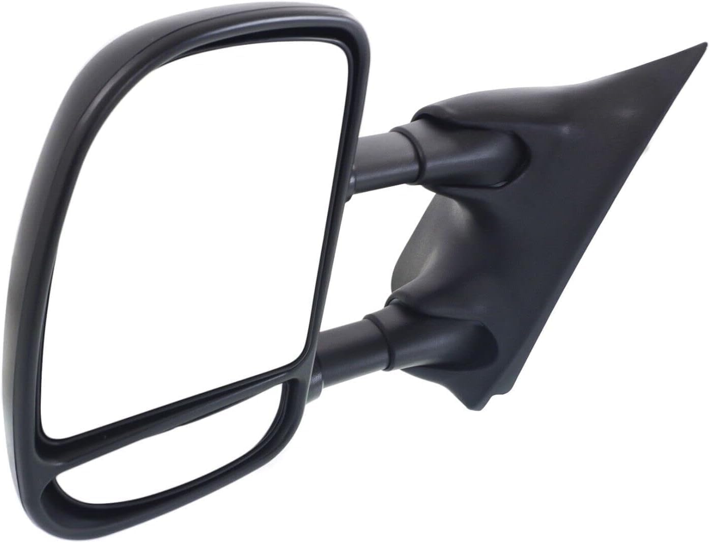 AUTOS PARTS PLUS Set Of 2 Front Manual Towing Mirror Manual Folding Non-Heated Textured Left Driver & Right Passenger Side Direct Replacement Compatible With 1999-2007 Ford F-Series Super Duty