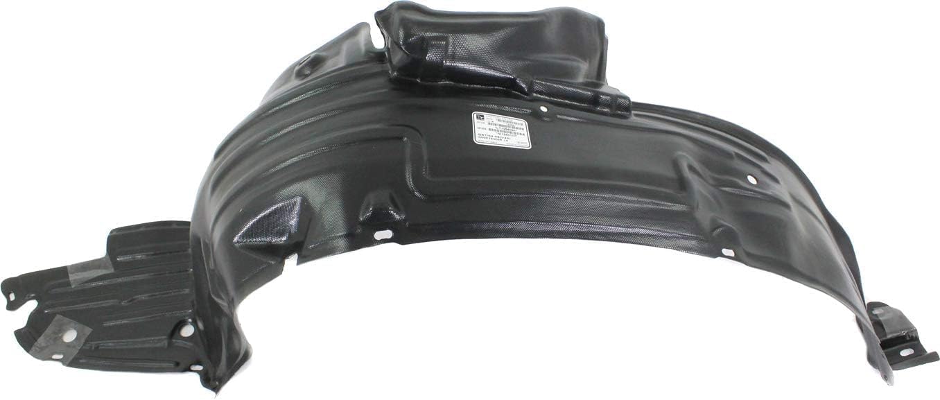 Front Fender Liner Left Driver Side Direct Replacement Compatible With 2004-2009 Nissan Quest NI1250117 63843CK000