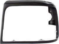 Front Head Light Door Bezel Primed Left Driver Side Direct Replacement Compatible With 1992-1997 Ford F-Series FO2512131 F3TZ13064BAA