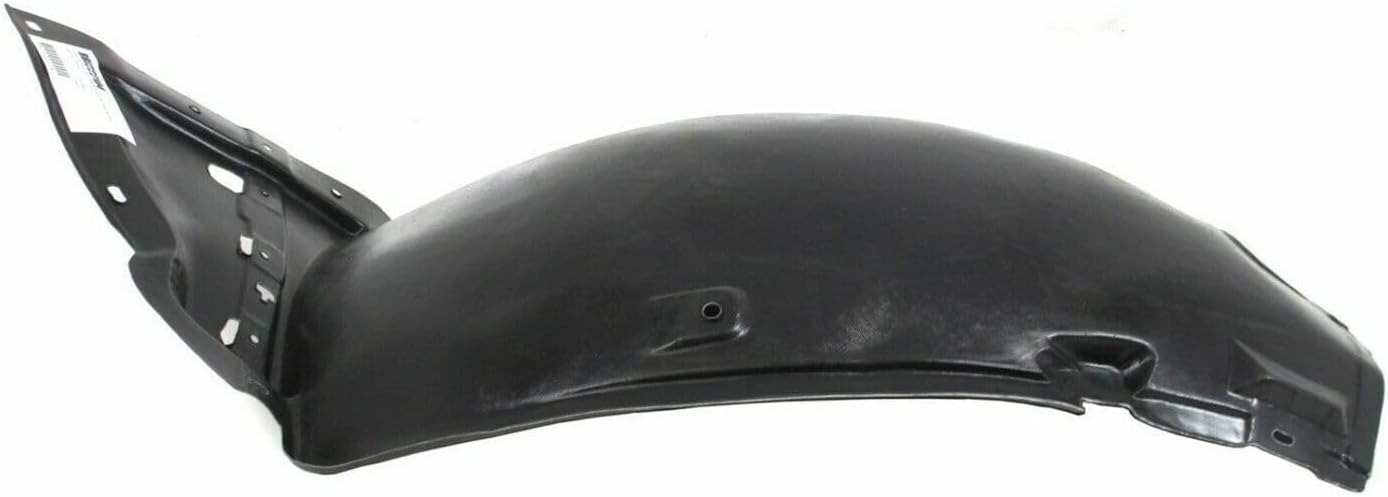 Set Of 2 Front Section Fender Liner Left Driver & Right Passenger Side Direct Replacement Compatible With 2007-2008 Infiniti G35 / 2010-2013 G37 / 2011-2012 G25 / 2015 Q40 IN1249119