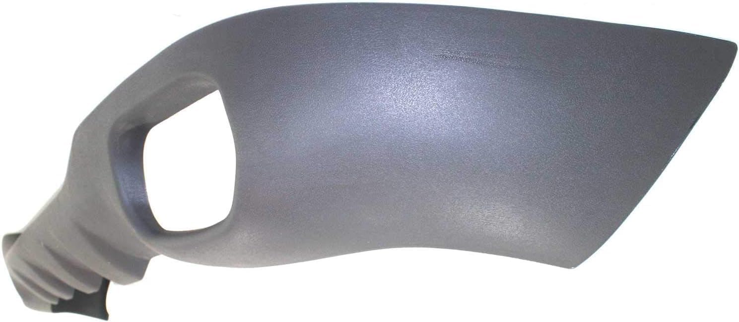 Front Bumper Lower Valance Panel Textured + Fog Light Assembly Left Driver & Right Passenger Side Direct Replacement Compatible With 1998-2000 Ford Ranger FO1095172 FO2592198