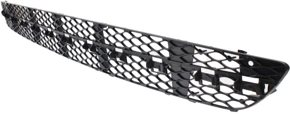 Front Bumper Center Grille Direct Replacement Compatible With 2003-2006 Mercedes Benz E-Class MB1036121 2118850553