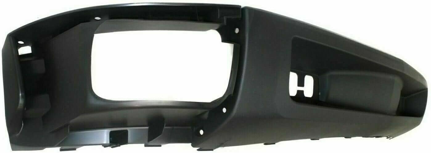 Front Bumper Steel + Grille Chrome Shell And Black Insert + Lower Valance Textured + End Caps Primed RH & LH Side Direct Replacement Compatible With Chevrolet Silverado 1500 2009-2013