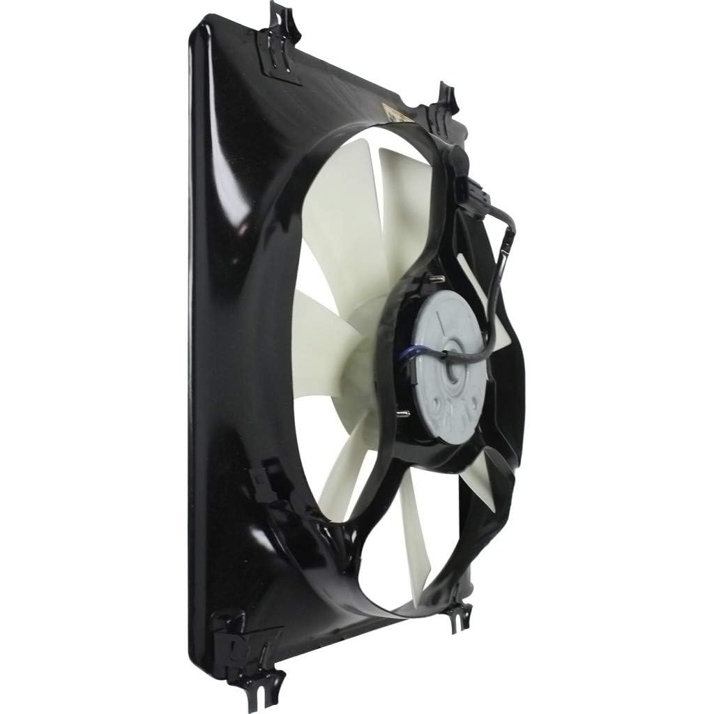 A/C Condenser Cooling Fan Assembly Right Passenger Side Direct Replacement Compatible with 2008-2012 Honda Accord / 2013-2015 Acura RDX HO3113127 38616R70A01-PFM
