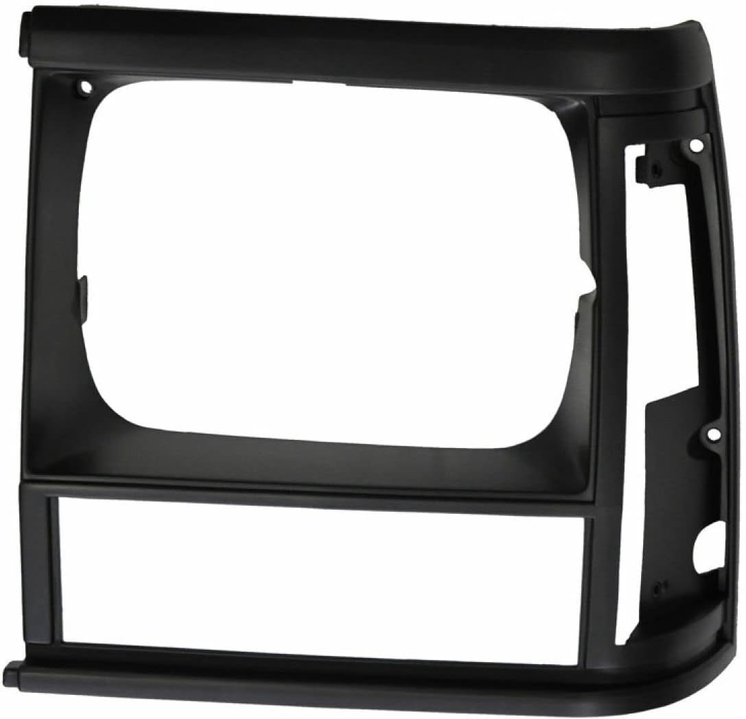 Front Head Light Door Bezels + Corner Signal & Side Marker Lamps Left Driver & Right Passenger Side Direct Replacement Compatible With 1991-1996 Jeep Cherokee CH2551113 CH2550113