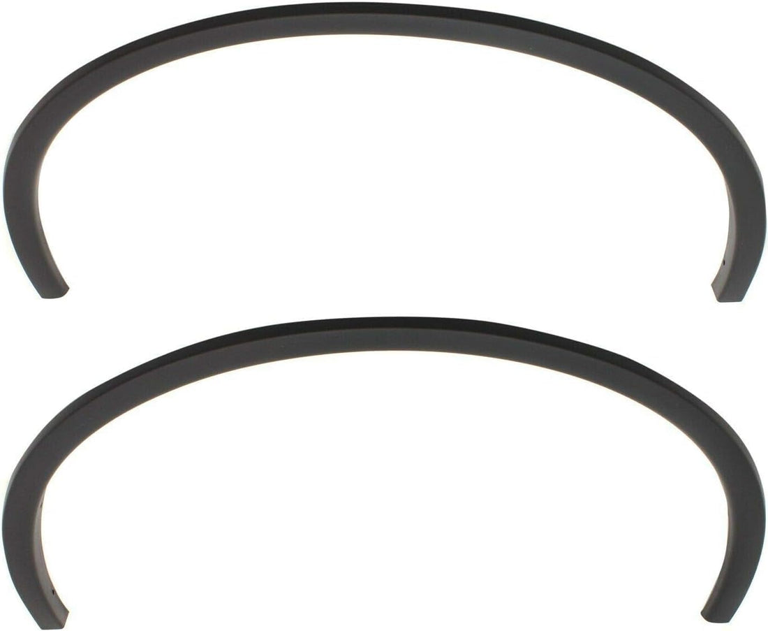Set Of 2 Front Fender Flare Textured Left Driver & Right Passenger Side Direct Replacement Compatible With 2011-2022 Dodge Durango CH1291112 CH1290112 57010621AE 57010621AD