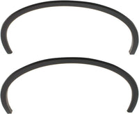 Set Of 2 Front Fender Flare Textured Left Driver & Right Passenger Side Direct Replacement Compatible With 2011-2022 Dodge Durango CH1291112 CH1290112 57010621AE 57010621AD