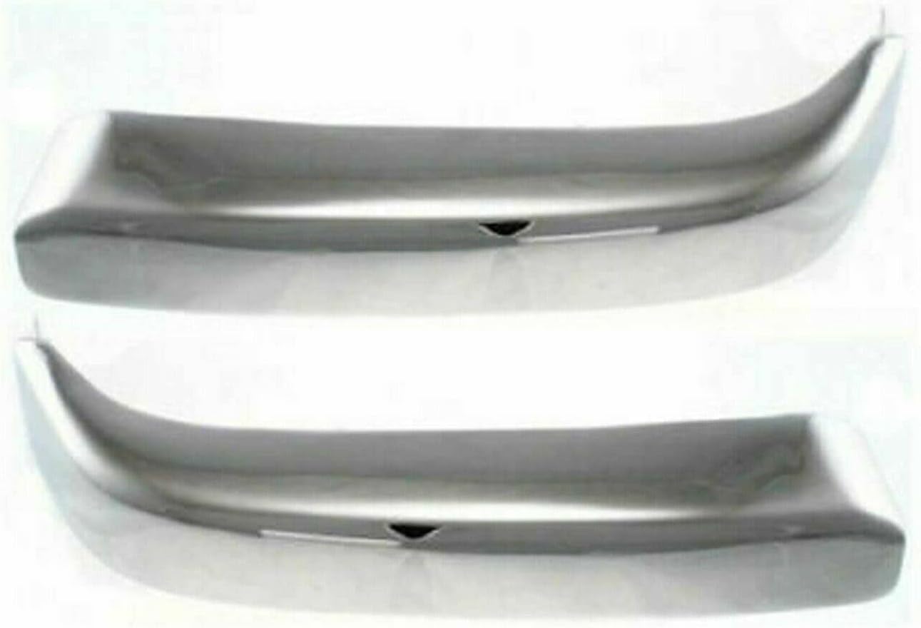 Front Bumper Textured + Reinforcement Steel + End Caps Chrome + Set Of 4 Bracket Left & Right Side Direct Replacement Compatible With 1998-2000 Toyota Tacoma TO1043104
