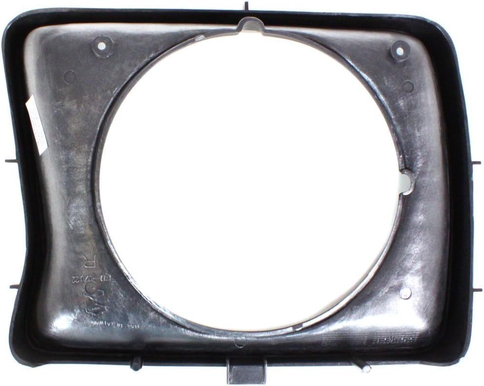 Front Head Light Door Bezel Right Passenger Side Direct Replacement Compatible With 1978-1979 Ford F-Series FO2513102 D8TZ13064A