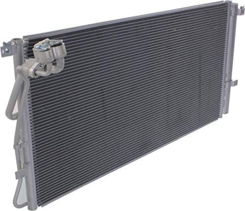 Front A/C Condenser Aluminum Core Direct Replacement Compatible With 2010-2012 Hyundai Genesis Coupe HY3030145 976062M100