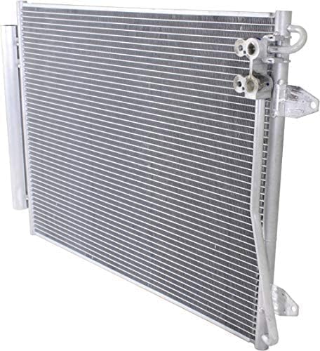 Front A/C Condenser Aluminum Core Direct Replacement Compatible With 2006-2015 Volkswagen Passat / 2009-2017 Passat CC VW3030128 VW3030134 3C0820411D 561820411