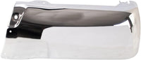 Set Of 2 Rear Bumper End Cap Chrome Steel Left Driver & Right Passenger Side Direct Replacement Compatible With 1996-2002 Toyota 4Runner TO1105103 TO1104103 5210635081 5210735071