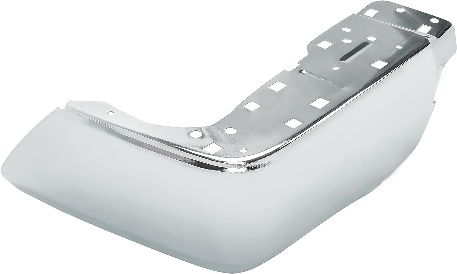 Rear Bumper End Cap Chrome Steel Left Driver Side Direct Replacement Compatible With 2014-2021 Toyota Tundra TO1104123 521520C030