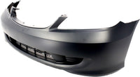Front Bumper Cover Primed + Grille Painted Black Shell & Insert Direct Replacement Compatible With 2004-2005 Honda Civic HO1000216 HO1200164 04711S5AA91ZZ 71122S5AA00ZB