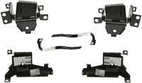 New Front Bumper Brackets + Inner + Outer Steel Right Passenger & Left Driver Side Direct Replacement For 2007-2013 GMC Sierra 1500 GM1067185 GM1043107 GM1067182