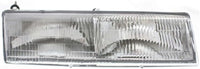 Set Of 2 Front Headlights Assembly Right Passenger & Left Driver Side Direct Replacement Compatible With 1989-1990 Mercury Cougar / 1992-1994 Grand Marquis FO2502126 FO2503126