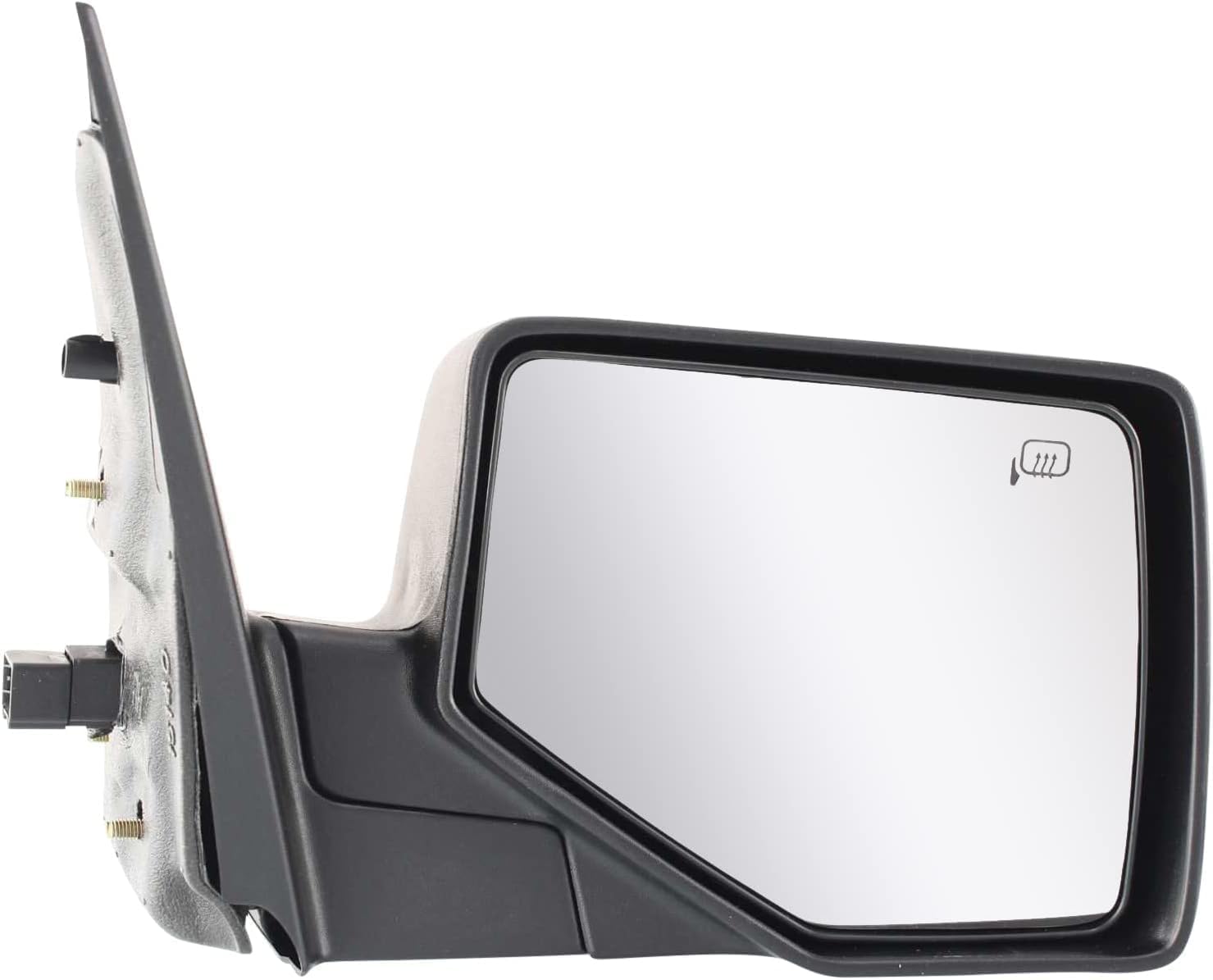 Front Power Mirror Manual Folding Heated Textured Right Passenger Side Direct Replacement Compatible With 2006-2010 Ford Explorer FO1321270 6L2Z17682CAA
