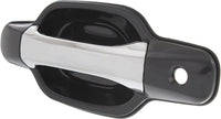 Set of 2 Front Exterior Door Handle Chrome with Smooth Black Right Passenger & Left Driver Side Direct Replacement Compatible with 2004-2012 GMC Canyon/Chevrolet Colorado 8972985350