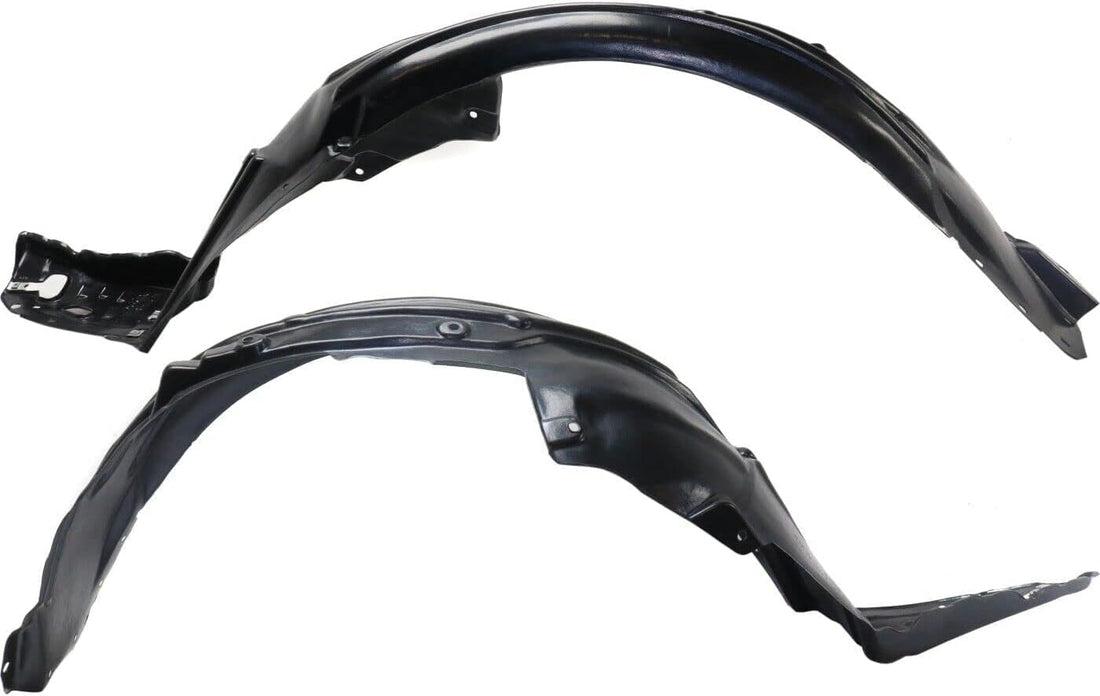 Set Of 2 Front Fender Liner Right Passenger & Left Driver Side Direct Replacement Compatible With 2012-2014 Acura TL AC1249133 AC1248133 74101TK4A01-PFM 74151TK4A01-PFM