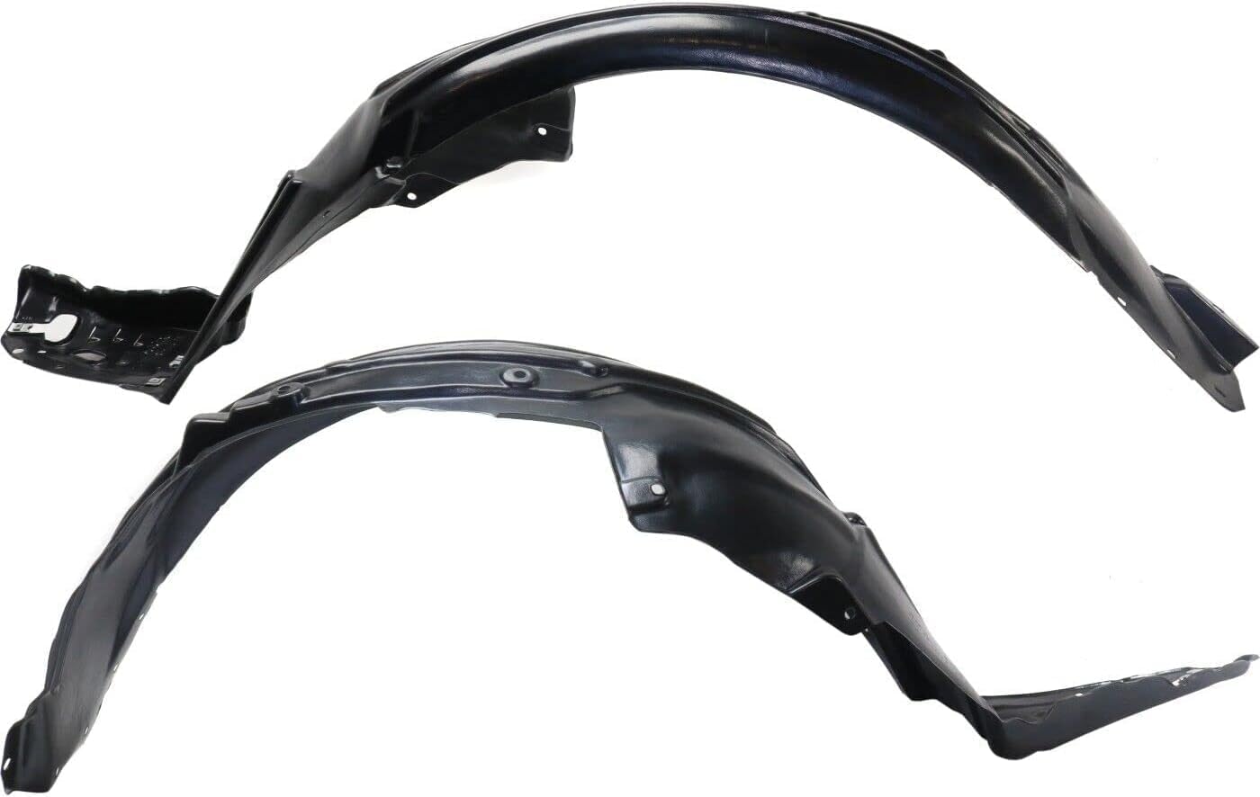 Set Of 2 Front Fender Liner Right Passenger & Left Driver Side Direct Replacement Compatible With 2012-2014 Acura TL AC1249133 AC1248133 74101TK4A01-PFM 74151TK4A01-PFM