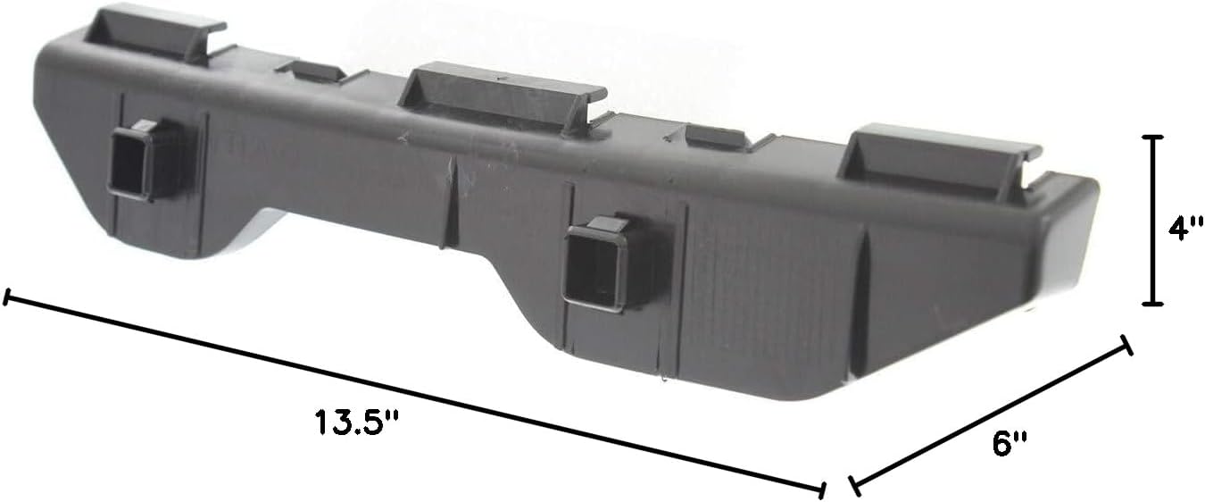 Rear Bumper Side Cover Support Bracket Left Driver Side Direct Replacement Compatible With 2003-2008 Toyota Corolla TO1142112 5215602070