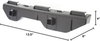 Rear Bumper Side Cover Support Bracket Left Driver Side Direct Replacement Compatible With 2003-2008 Toyota Corolla TO1142112 5215602070