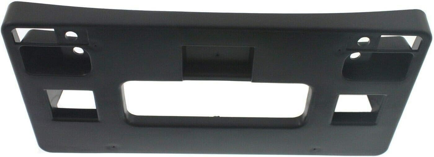 Front License Plate Bracket Textured Direct Replacement Compatible with 2008-2012 Honda Accord HO1068112 71145TA0A00