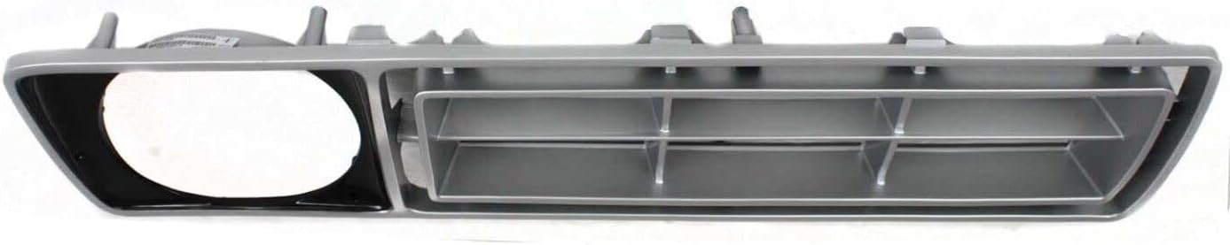 Set Of 2 Front Argent Grille Chrome Plastic Left Driver & Right Passenger Side Direct Replacement Compatible With 1976-1977 Ford F-Series FO1200106 FO1200107 D6TZ8150A D6TZ8151A ‎