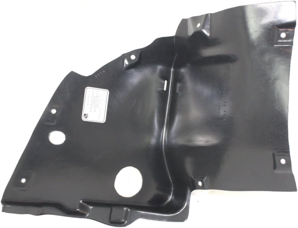 Front Lower Section Fender Liner Right Passenger Side Direct Replacement Compatible With 2003-2005 Mercedes Benz CLK-Class MB1249139 2098840422