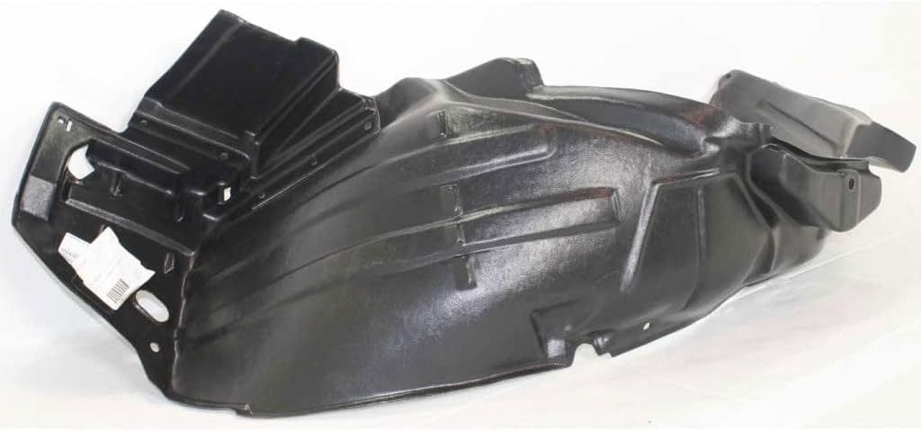 Front Fender Liner Left Driver Side Direct Replacement Compatible With 2007-2008 Honda Fit HO1250112 74151SLNA00