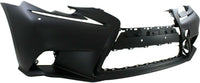 Front Bumper Cover + Upper & Lower Grille Primed + Head Lights Left Driver And Right Passenger Side Direct Replacement Compatible With 2014-2016 Lexus IS250 / IS350