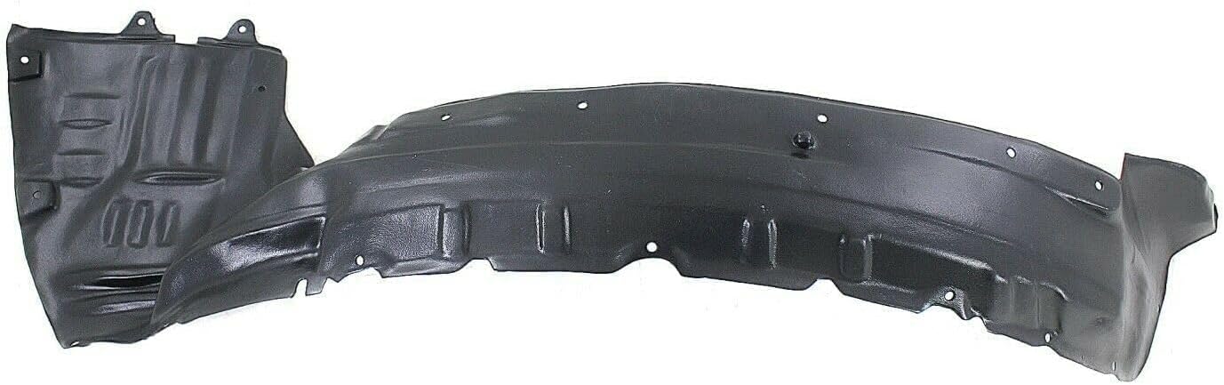 Front Fender Liner Left Driver Side Direct Replacement Compatible With 2001-2002 Mitsubishi Montero MI1248112 MR508125