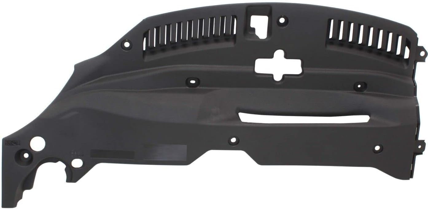 Front Radiator Support Cover Seal Plastic Direct Replacement Compatible With 2013-2015 Lexus GS350 / GS450h LX1224108 5329530100