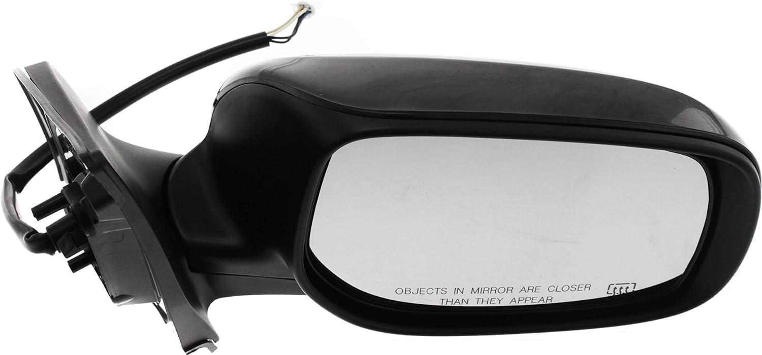 Front Power Mirror Manual Folding Heated Primed Right Passenger Side Direct Replacement Compatible With 2009-2013 Toyota Corolla TO1321247 8790802B01