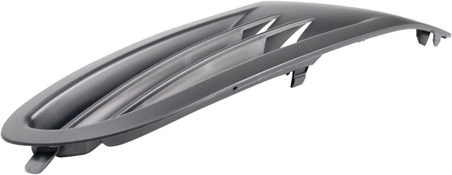 Front Fog Light Cover Textured Dark Gray Right Passenger Side Direct Replacement Compatible With 2010-2014 Volkswagen Golf VW1039118 5K0853666A9B9