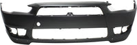 Front Bumper Cover Primed Direct Replacement Compatible With 2008-2015 Mitsubishi Lancer MI1000319 6400B914