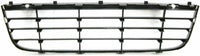 Front Bumper Cover Primed + Upper & Lower Grille + Fog Light Cover Left Driver & Right Passenger Side Direct Replacement Compatible With 2005-2010 Volkswagen Jetta VW1200139