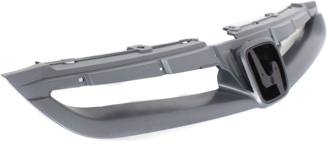 Front Grille Primed Shell & Insert Direct Replacement Compatible With 2006-2007 Honda Accord HO1200179 71121SDAA10ZA