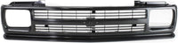 Front Grille Primed Shell And Insert Plastic Direct Replacement Compatible With 1991-1994 Chevrolet S10 Blazer / 1991-1993 S10-Pickup GM1200222 15678982
