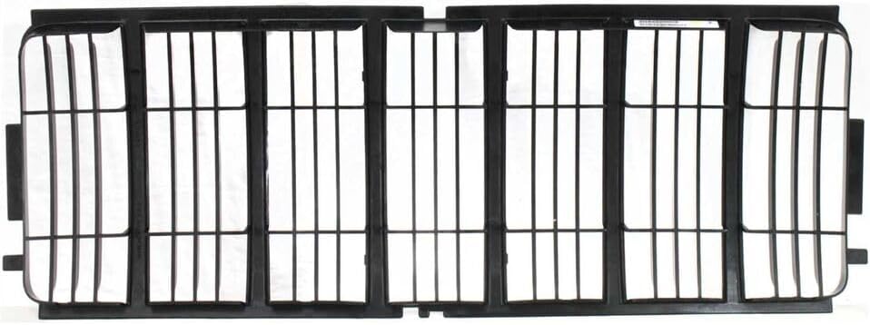 Front Grille Black Insert Plastic Direct Replacement Compatible With 2002-2004 Jeep Liberty CH1200243 55156609AB