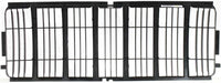 Front Grille Black Insert Plastic Direct Replacement Compatible With 2002-2004 Jeep Liberty CH1200243 55156609AB