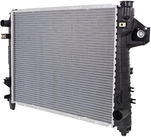 Front Radiator Aluminum Core Direct Replacement Compatible With 2004-2009 Dodge Ram Full Size Pickup CH3010302 55056682AB