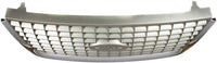 Front Grille Chrome Shell with Painted Silver Insert Direct Replacement Compatible With 2003-2006 Ford Expedition FO1200400 2L1Z8200BAA