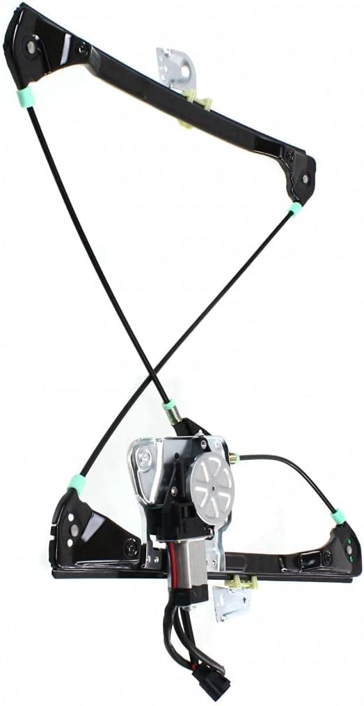 Front Power Window Regulator with Motor Direct Replacement Compatible with 1999-2005 Pontiac Grand Am GM1351122 22702138